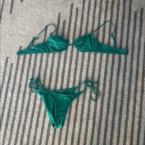 Triangl Swimwear Teal Bikini